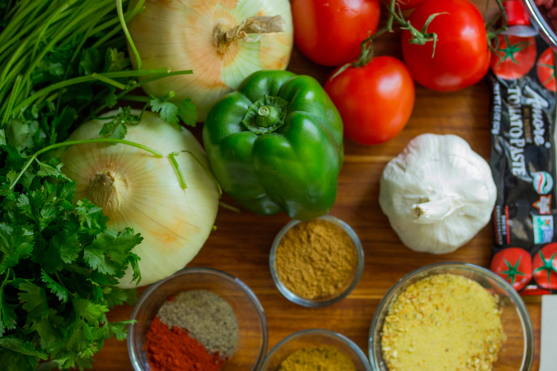 Zero-Waste food shown to the viewer.