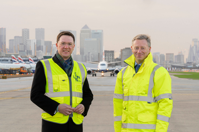 header image - aviation minister talking about uk airspace