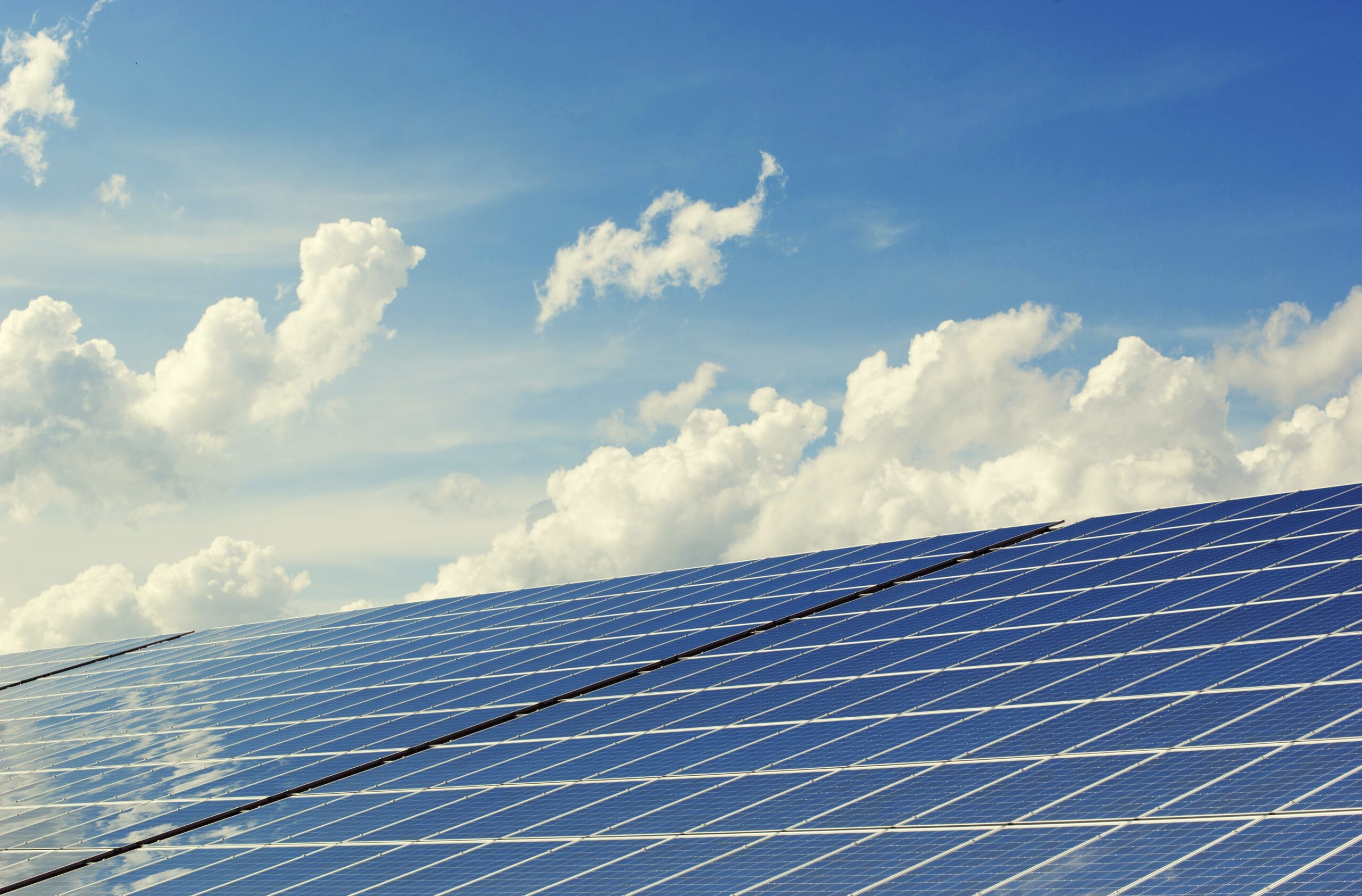 A view of solar energy panels which could be used by the Australian Government following their R&D in Solar Technology