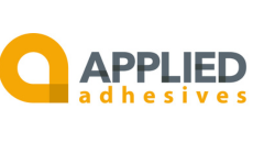 APPLIED Adhesives logo, a key distributor of biodegradable hot melt adhesives in North and South America.
