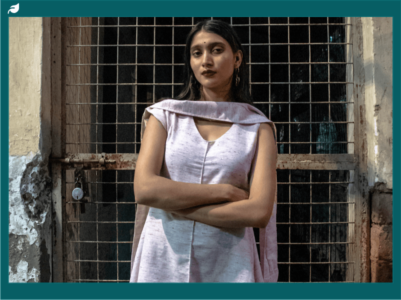 Muskan Mehan, sustainable fashion designer, KATHA collection.