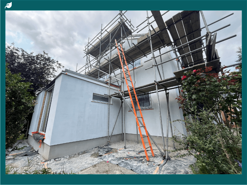 A property under renovation with the expert gusidance of Furbnow